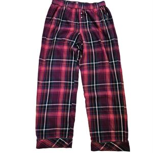 Victoria's Secret Pink Plaid PJ Bottems, Medium